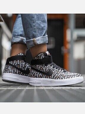 NIKE Air Force 1 High LX Just Do It Sneakers US 11 AF1 Hi Athletic Shoes
